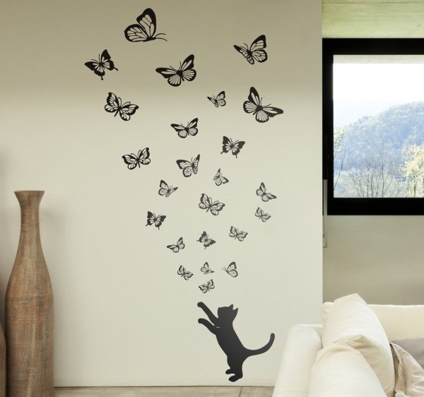 Бабочки на стену декор