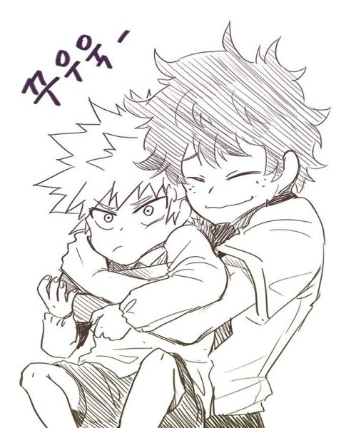 Мицуки Бакугоу и Изуку Мидория 18