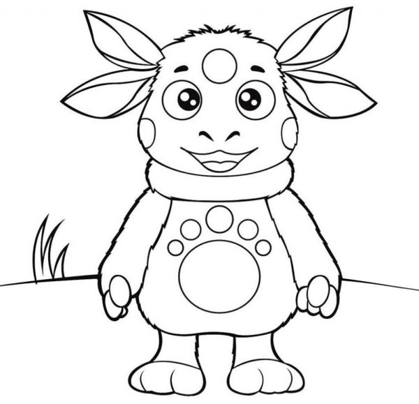 Герои мультика Лунтик