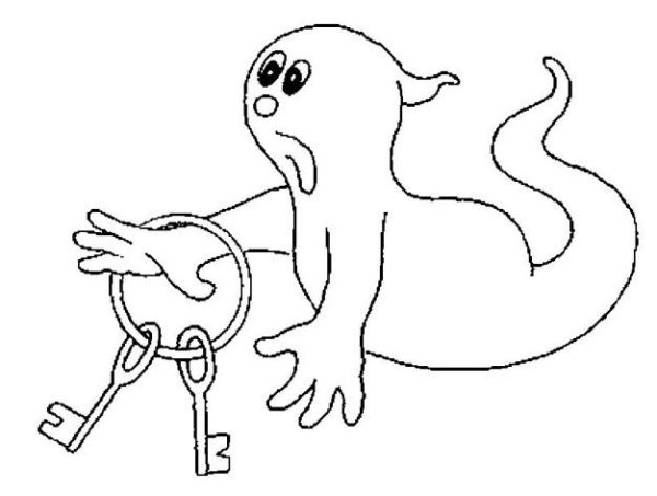 Раскраски маленькие приведения