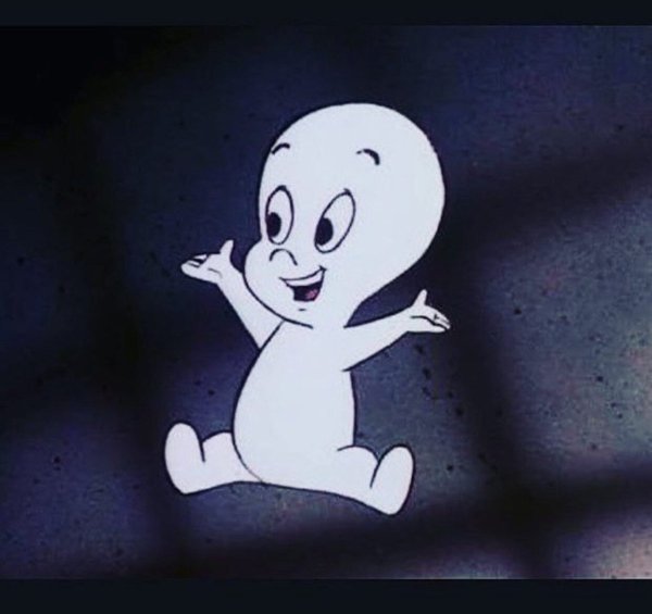 Маленькое привидение раскраска