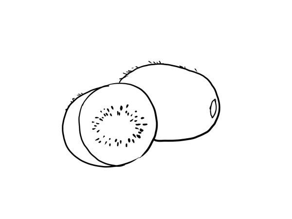 Трафарет киви