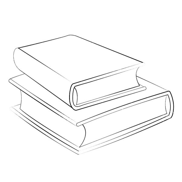 Книжка черно белая