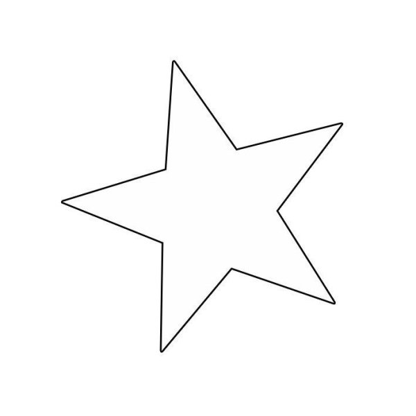 Звездочка контур