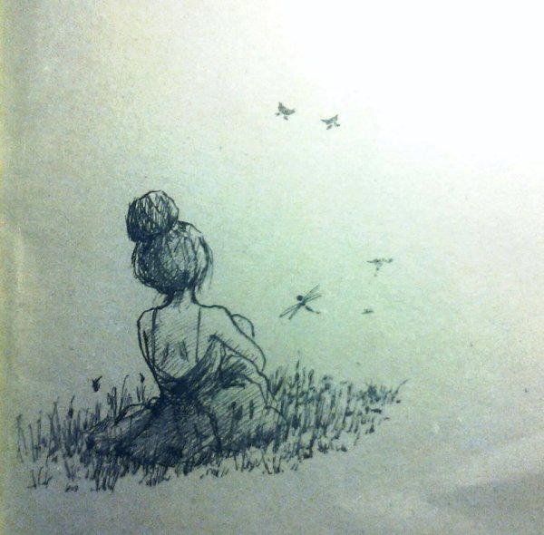 Рисунки простым карандашом грустные