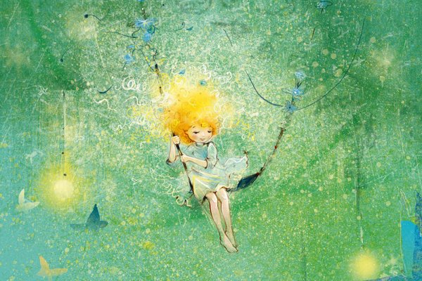 Человечек под дождем