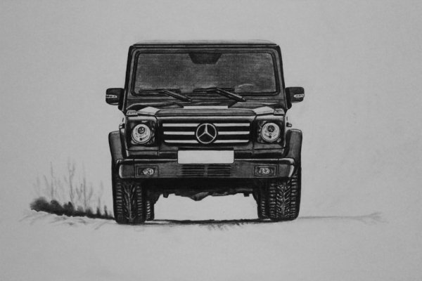 Mercedes Benz AMG g63 карандаш