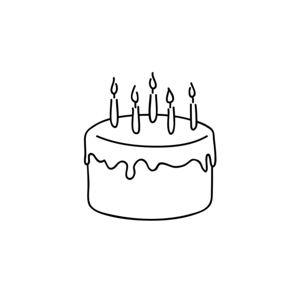 Торт рисунок