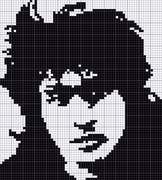 Виктор Цой шарж