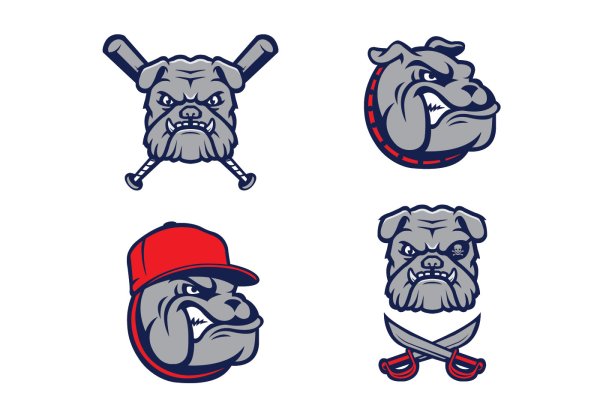 Английский бульдог вектор