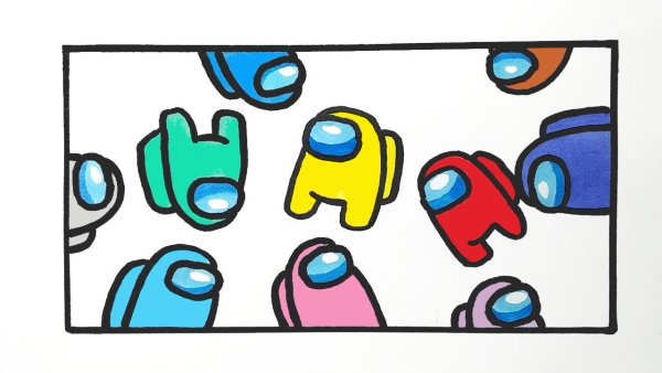 Нарисовать амонг АС