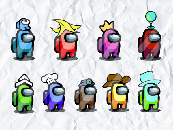 Амонг АС персонажи