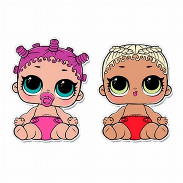 Маленькие куколки ЛОЛ рисунки