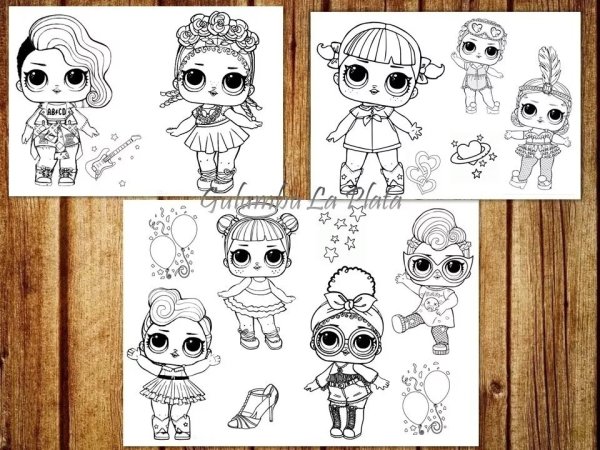 Раскраски ЛОЛ мини
