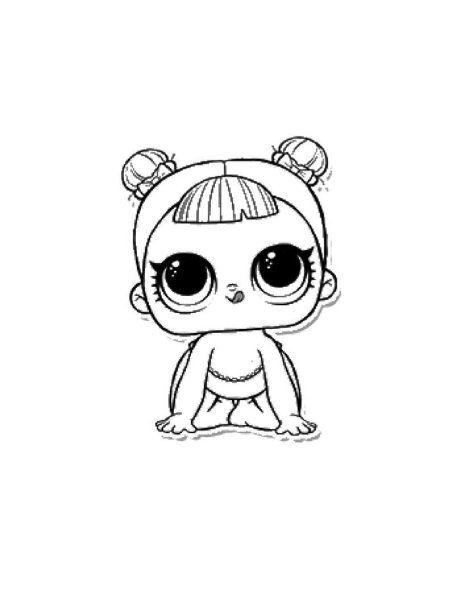 Куклы ЛОЛ раскраска Center Stage