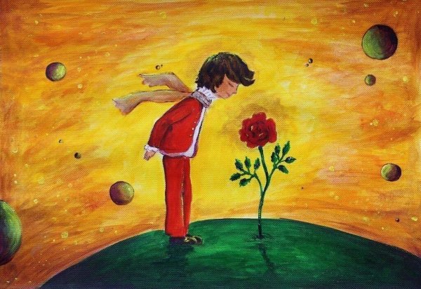 Нарисовать иллюстрацию маленький принц