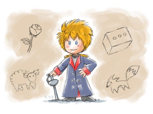 Маленький принц иллюстрации Экзюпери