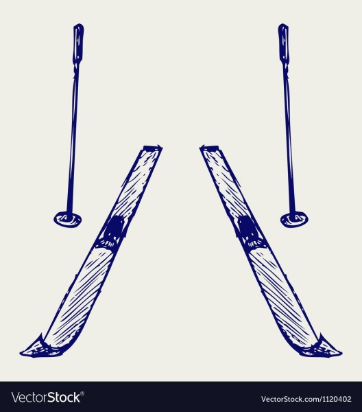 Лыжи картинка для детей