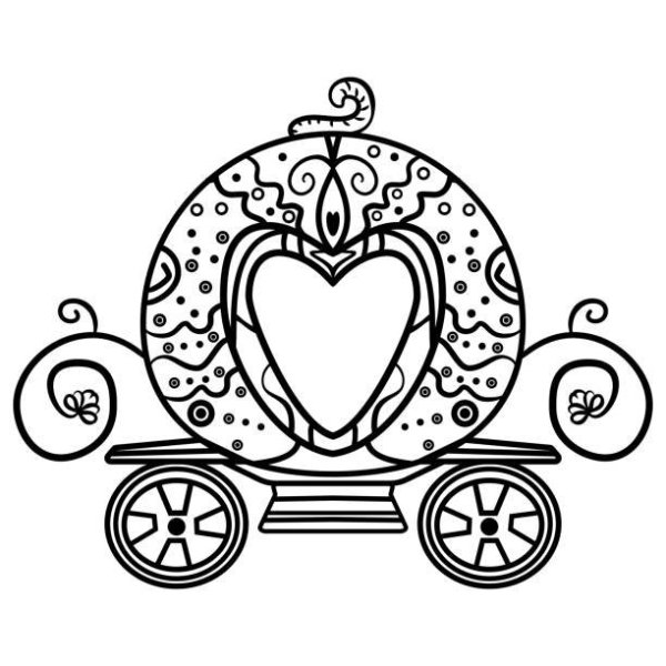 Карета Золушки вектор