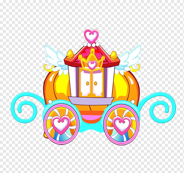 Карета раскраска для детей