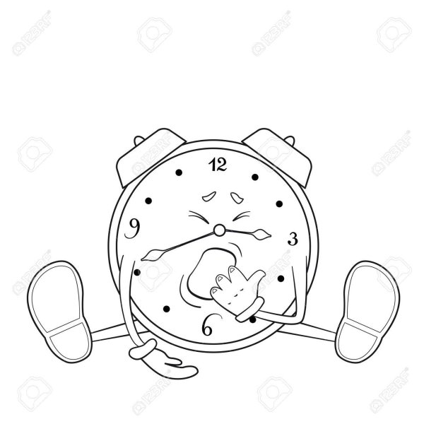 Часы для раскрашивания