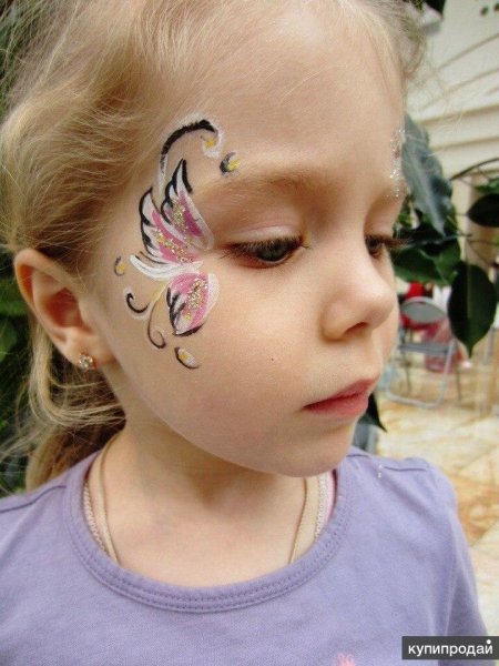 Аквагрим для маленьких детей