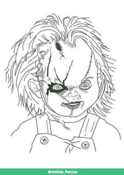 Стикер Чакки кукла Чаки