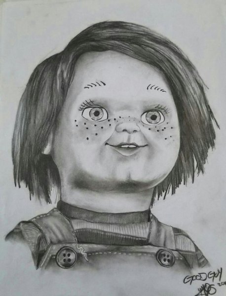 Стикер Чакки кукла Чаки