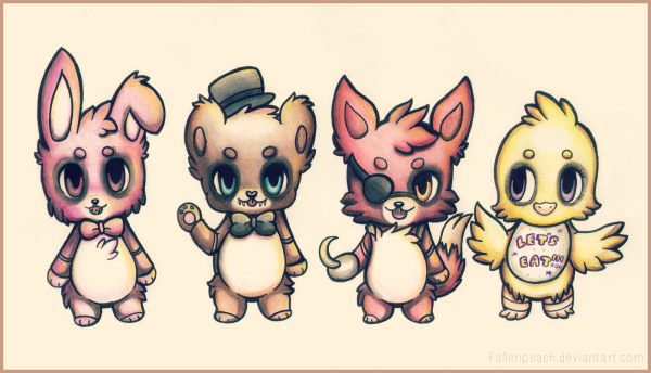 АНИМАТРОНИКИ для срисовки легкие милые