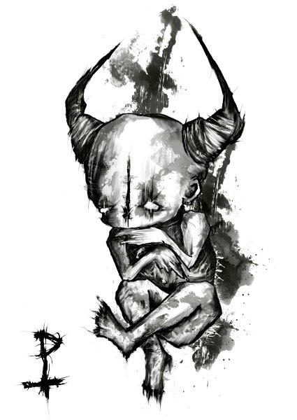 Сатанинские рисунки карандашом