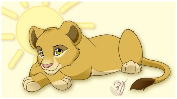 Король Лев львята лежат