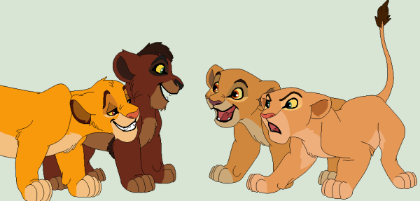 Король Лев 2 львята