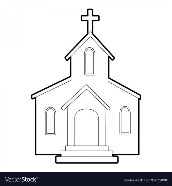 Трафарет храма