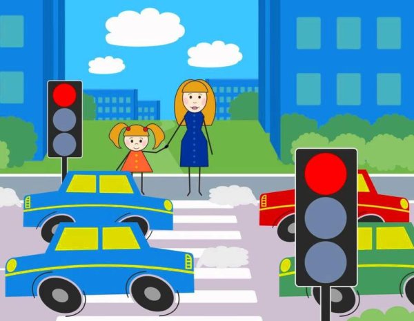 Раскраски по ПДД для малышей