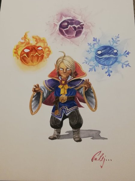 Дота 2 ИНВОКЕР ребенок