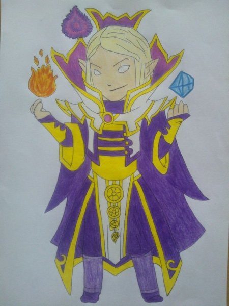 ИНВОКЕР дота 2 рисунок