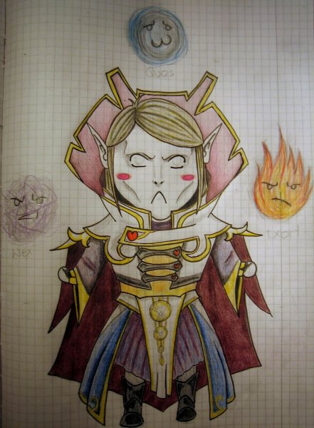 Маленький ИНВОКЕР дота 2