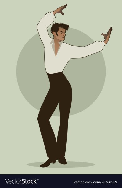 Наброски танцоров мужчин