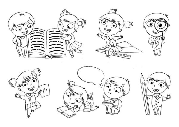 Рисунок школы карандашом для детей