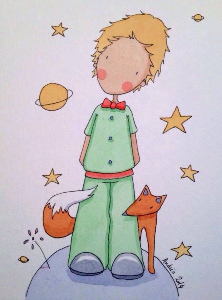 Маленький принц зарисовки