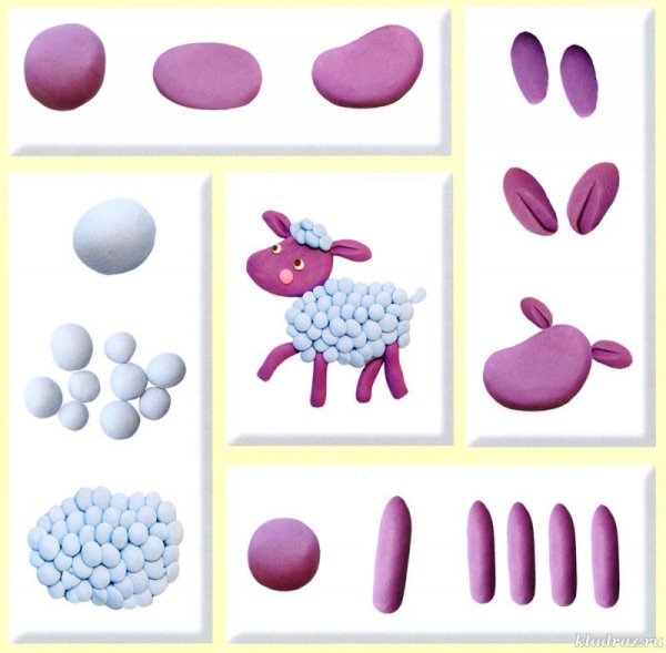 Поделки из пластилина для детей