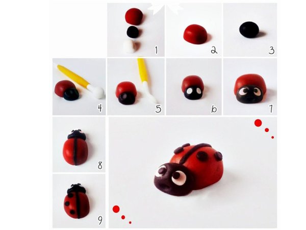 Подделки из пластилинов