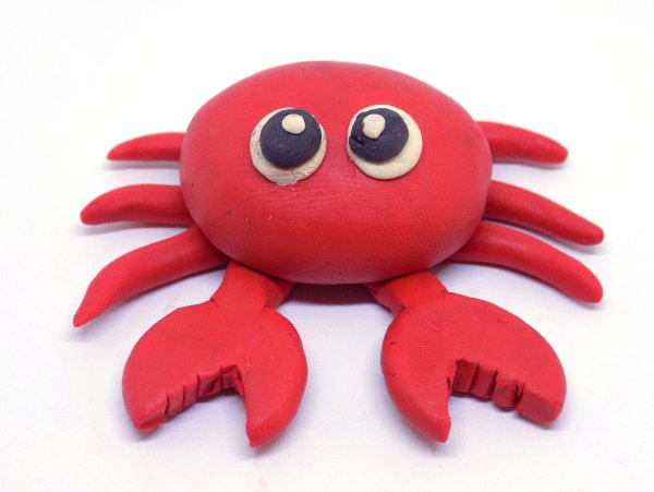 Бабочка из пластилина для детей