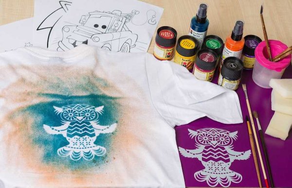 Мастер класс по росписи футболок