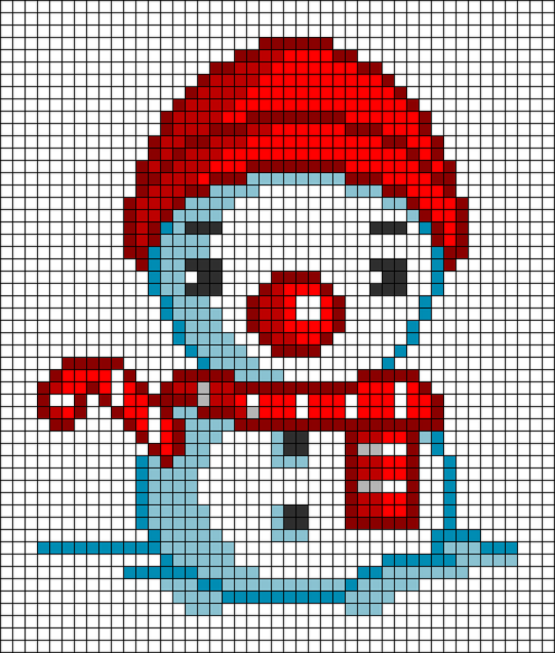 Новогодняя вышивка крестом схемы