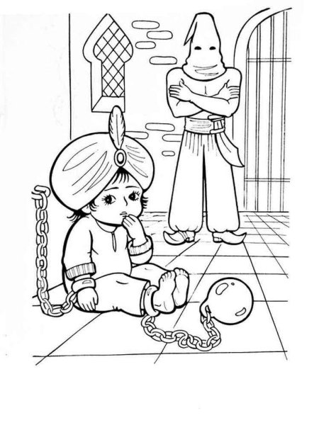 Раскраска к сказке маленький МУК