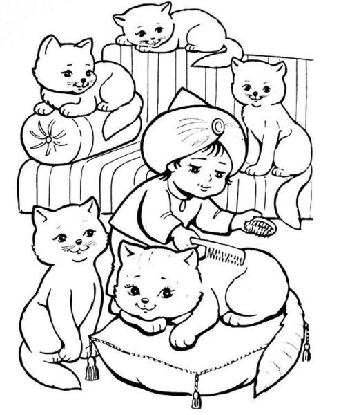 Гауф маленький МУК раскраска