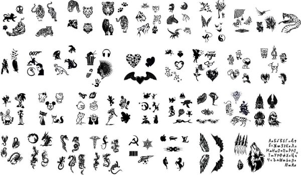 Тату маленькие легкие