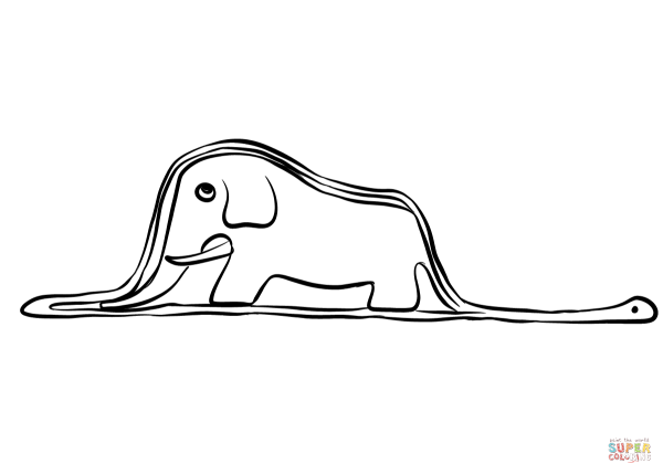 Удав съел слона маленький принц