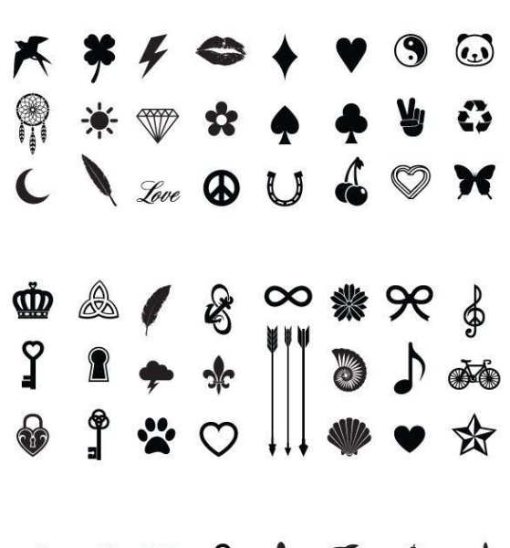 Маленькие Татуировки эскизы